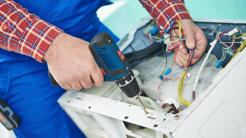 Kalecik Beko Beko çamaşır makinesi kart tamiri – Su almama arızası orijinal parça ile giderildi. - Teknik servis örneği